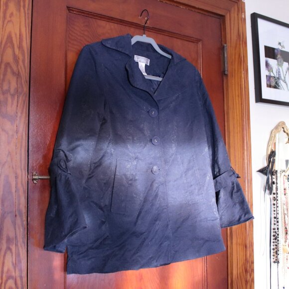 Vintage 80s/90s Simonton Says Navy Blue Jacket XS - Picture 6 of 14
